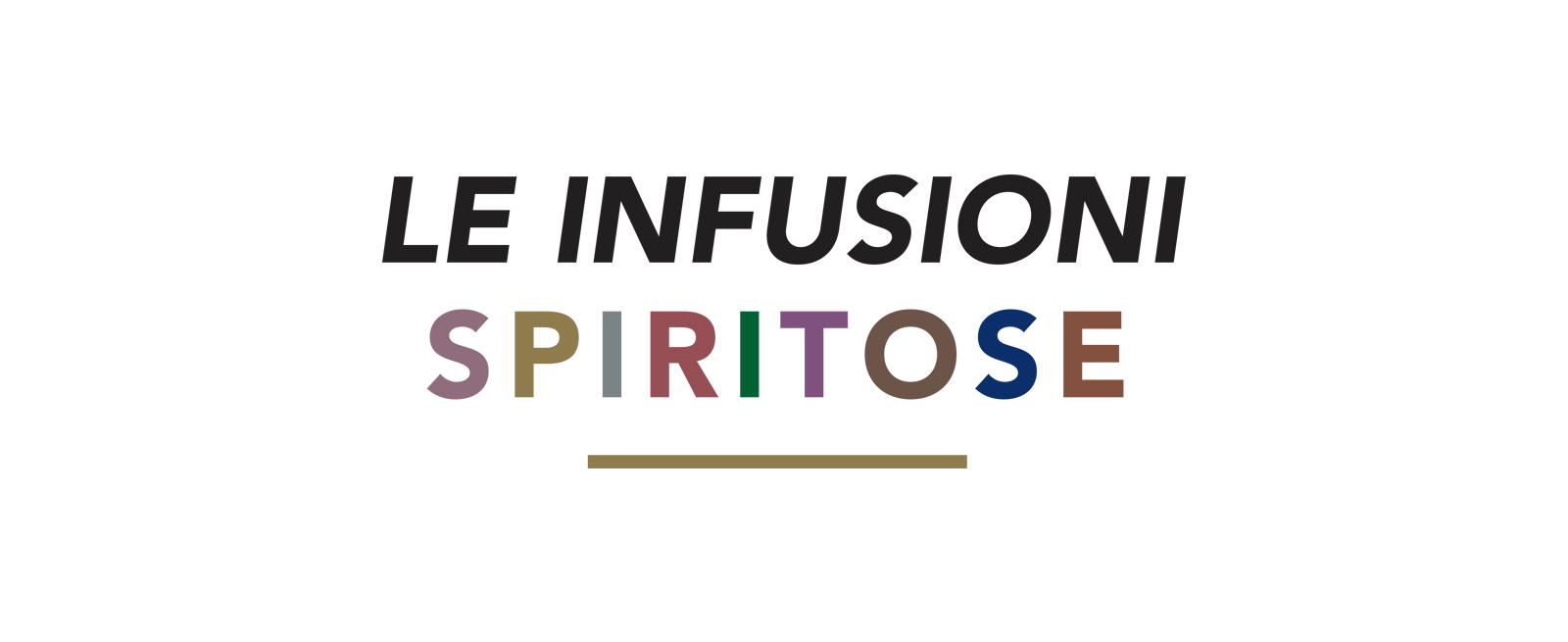 Linea Le Infusioni Spiritose