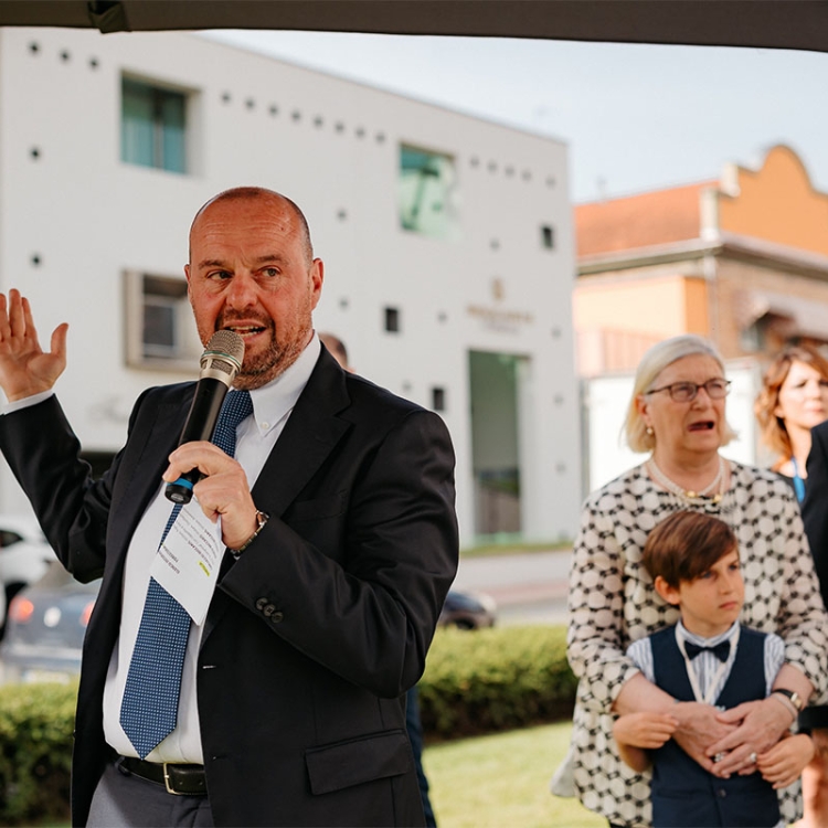 L'inaugurazione della Foresteria