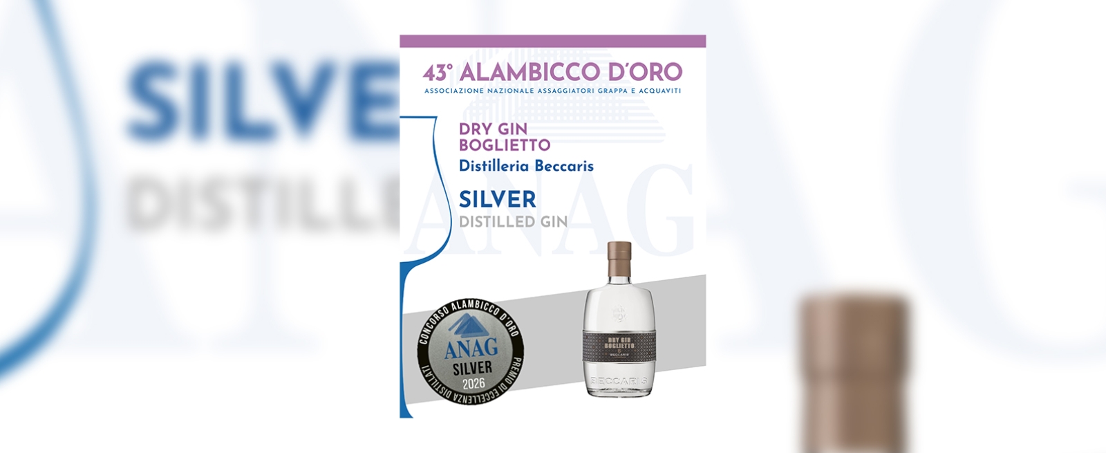 Premio Distilleria Beccaris - 43° Alambicco d'Oro