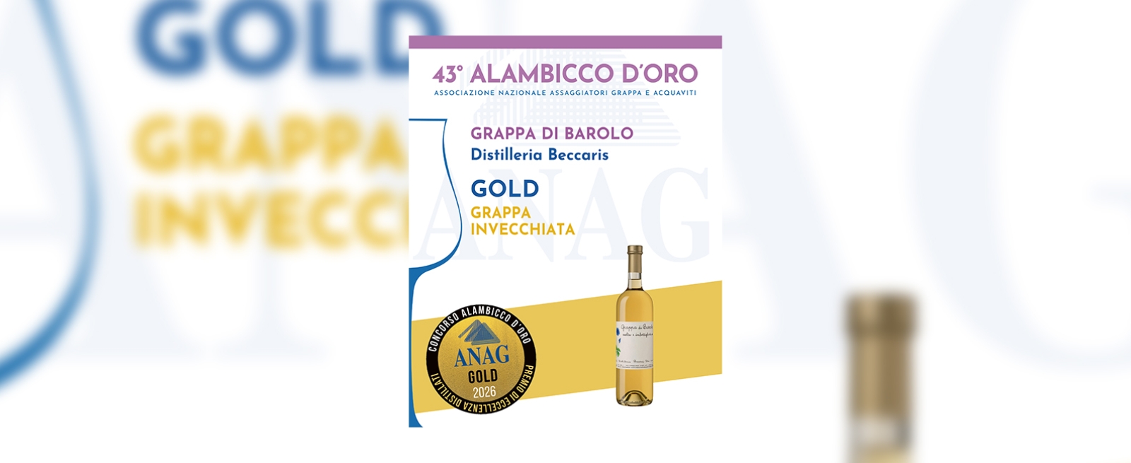 Premio Distilleria Beccaris - 43° Alambicco d'Oro