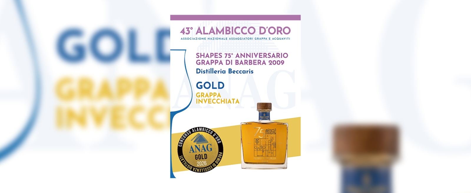 Premio Distilleria Beccaris - 43° Alambicco d'Oro