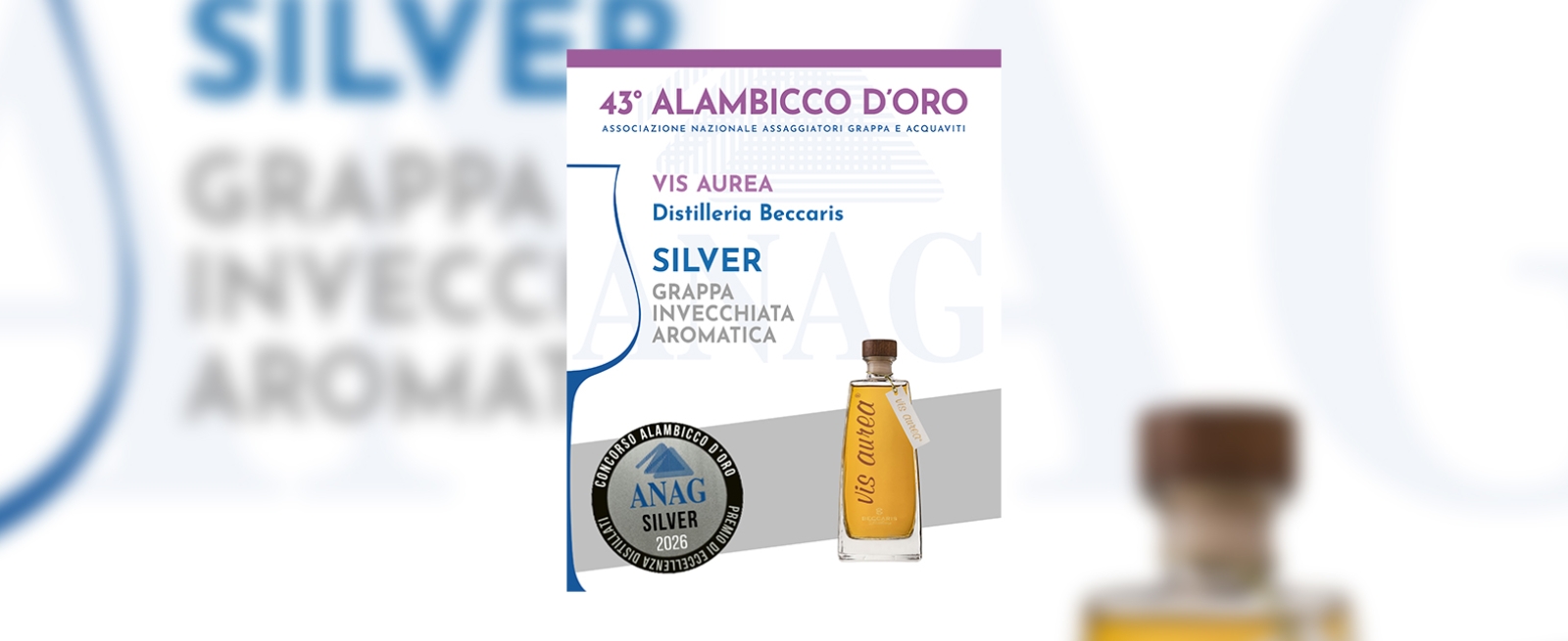 Beccaris Distillery Award - 43rd Alambicco d'Oro